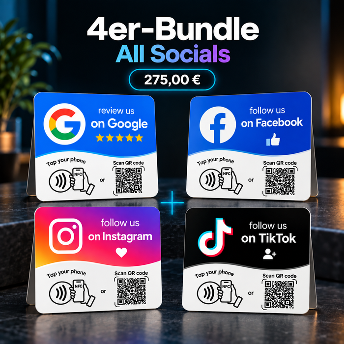 A2NFC 4er-Bundle – All Socials