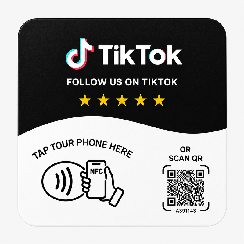 TikTok NFC-Karte