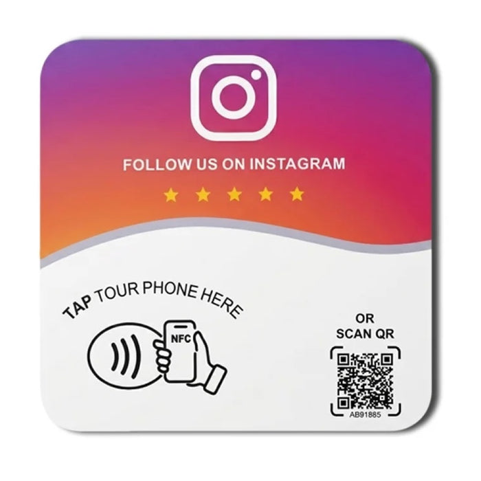 Instagram NFC-Karte