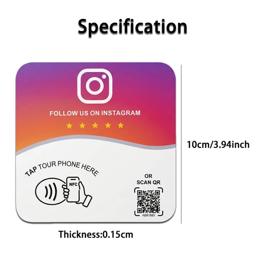 Instagram NFC-Karte